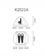 چادر کمپینگ پکینیو K2021A - Image 3